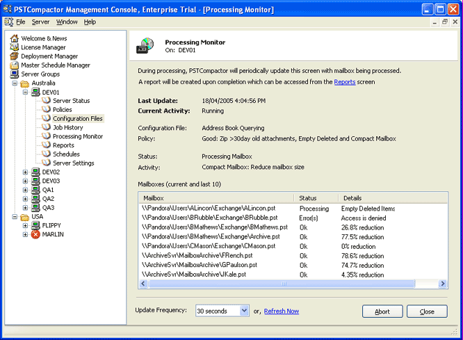 PSTCompactor (SOHO Edition) Screenshot